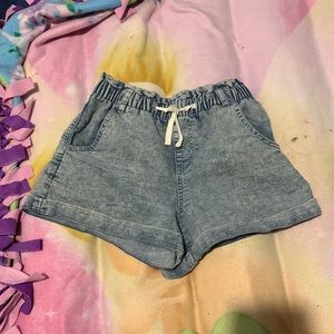 Denim shorts